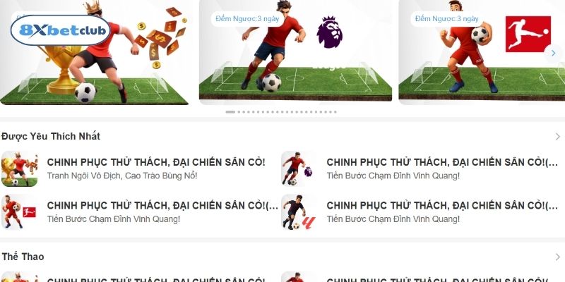 Tìm hiểu cách nhận khuyến mãi 8XBet cho từng chương trình