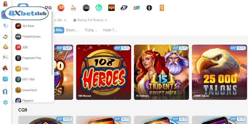 Không chỉ có cá độ thể thao, nhà cái còn có loạt game casino, slot khủng
