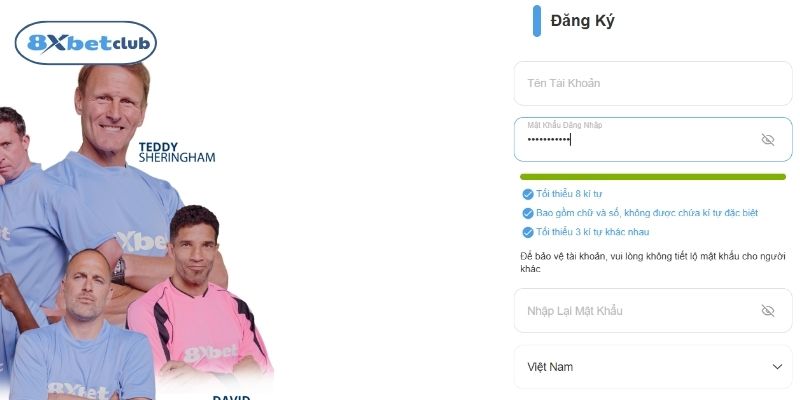 Tạo mật khẩu mạnh khi đăng ký tài khoản để đảm bảo an toàn
